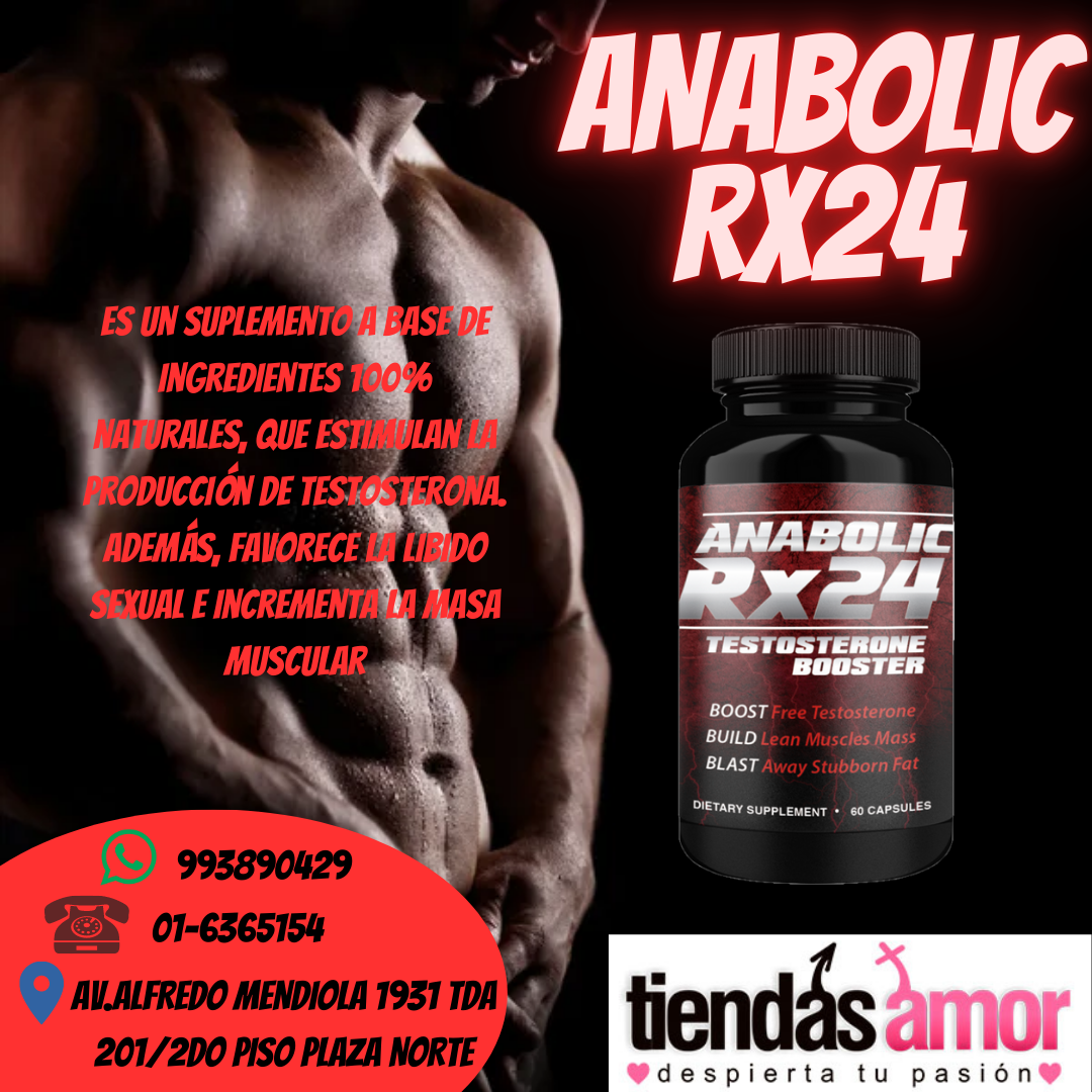  PASTILLAS ANABOLIC RX24